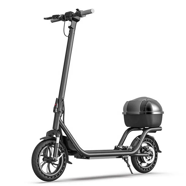 X12 EU Warehouse Dropshipping Foldable 12 Inch Fast Delivery Cargo With Luggage Box 500W 2 Wheel Adult Electric Scooter