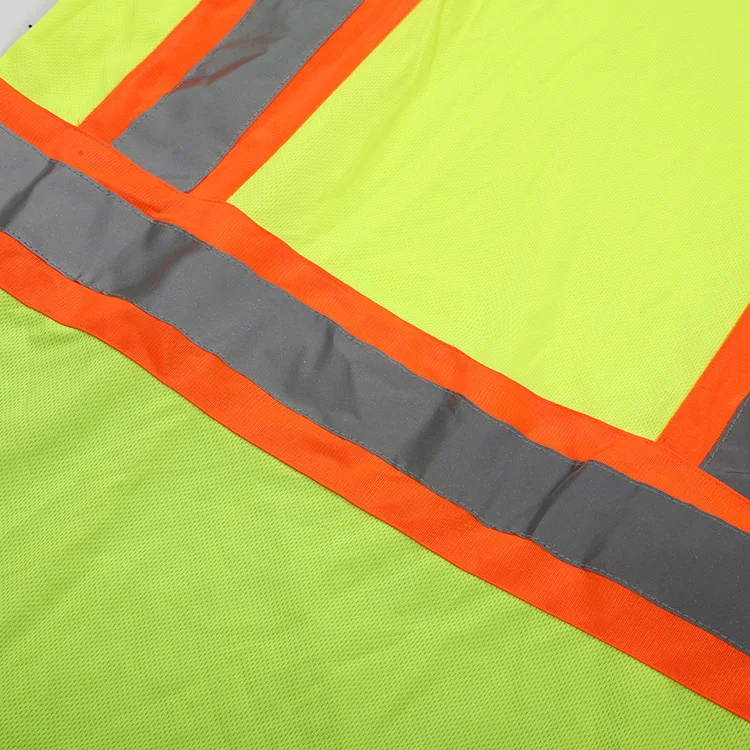 Quick dry Reflective Road Safety T Shirt Men Cheap Yellow Strap Logo Glory Color Tape Feature Navy Material