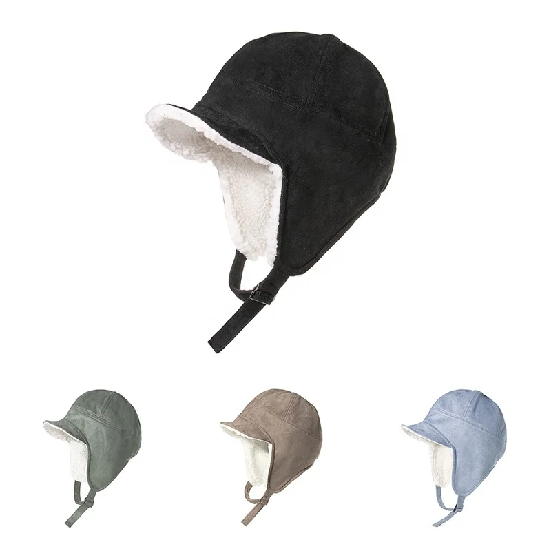 2022 Wholesale Earflap Russian Trooper caps Women Men Warm Windproof winter faux fur Skiing Hat bulk hats  hats for women man