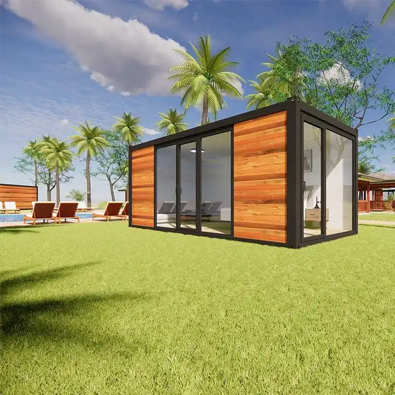 Holiday hotel cabins house fully customized tiny house resort prefab modular house prefabricated living container home