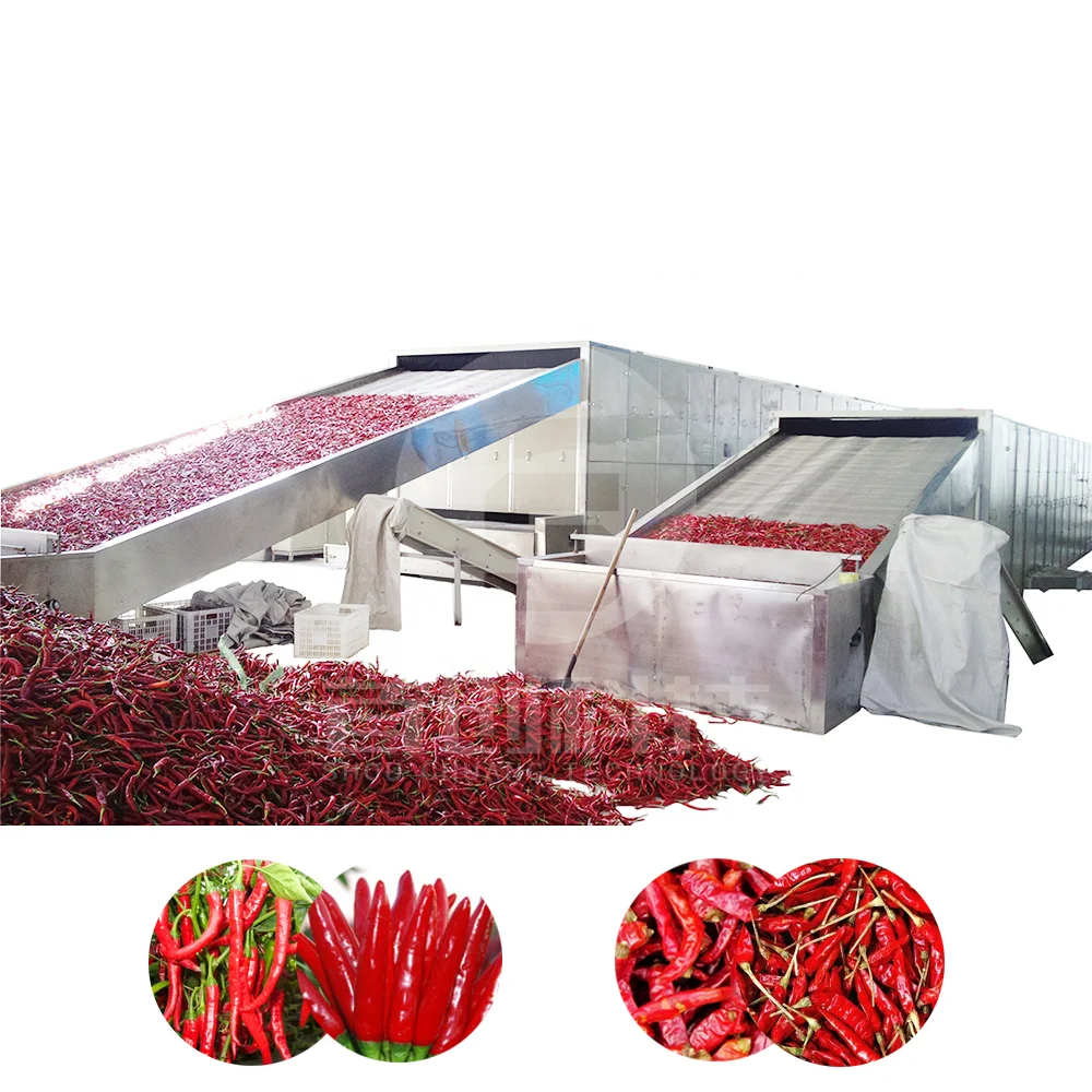 Grapes Mesh Belt Dryer Hot Air Circulation Multilayer Chili Box Dryer Red Jujube Kiwi Walnut Asparagus Dry Chili Dryer