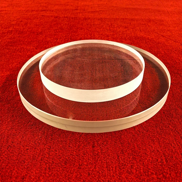 Transparent Circle 25mm Thickness Pyrex Glass Disc Maxos Heat- Resistant Tempered Pyrex Toughened Borosilicate 3.3 Glass