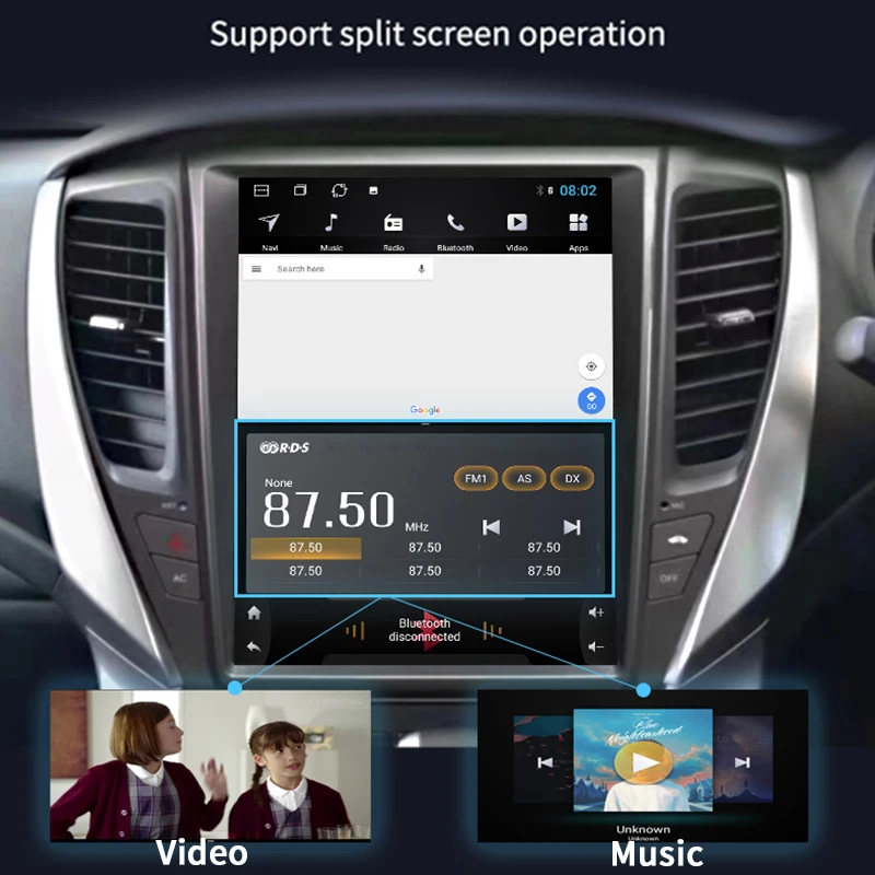 9.7 Inch Tesla Style Car Multimedia System Stereo Radio For VOLKSWAGEN PASSAT B7 Car DVD Player