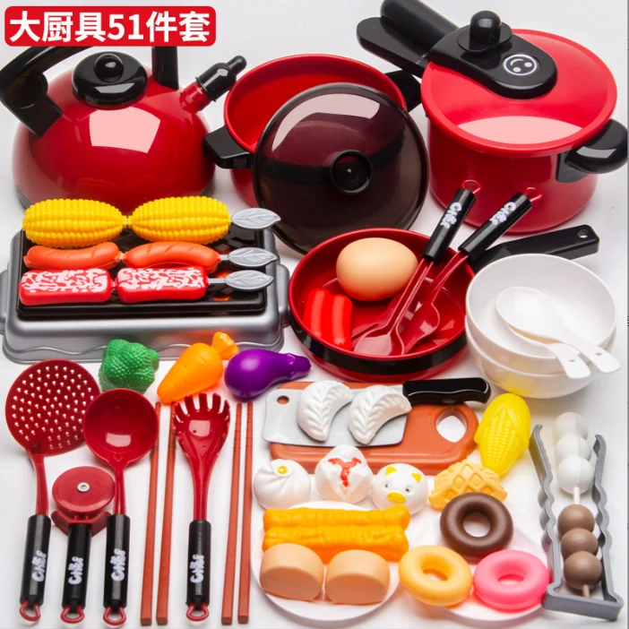 Kitchen Accessories Toy Play Food 3 4 Year Old Girls Gifts Toddler Kitchen Set for Kids Pots and Pans Kids