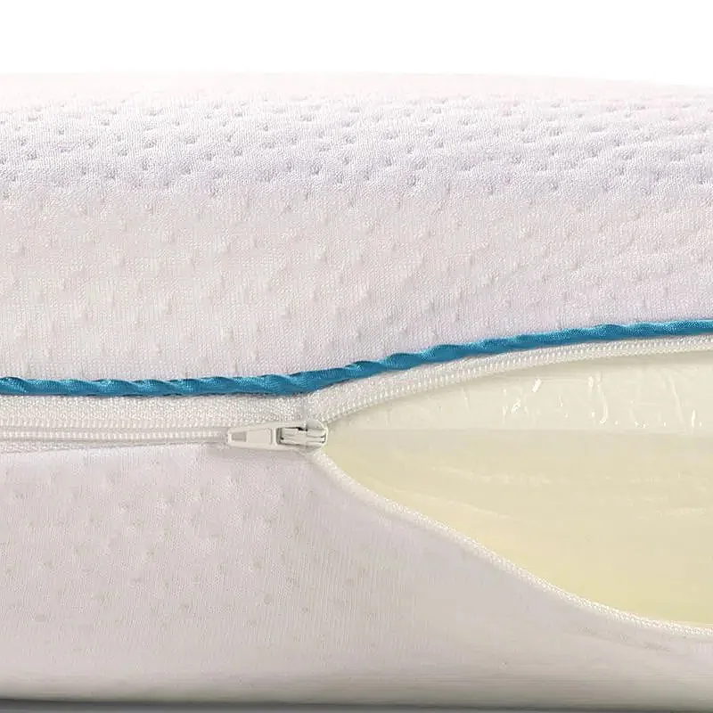 Customized Promote A Good Sleep Comfort Summer Silicone Ice Perfect  Luxury memory foam Standard Size Pillow Factory