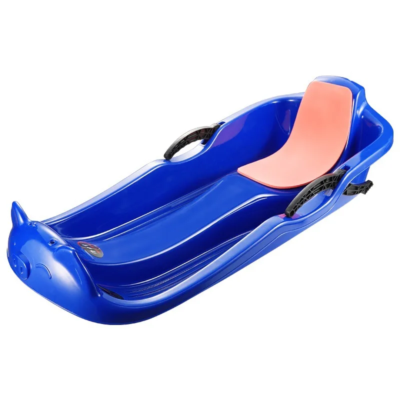 Big Size Kids Winter Plastic Outdoor Play Toy Snow Sleigh Ice Sled Ski Board