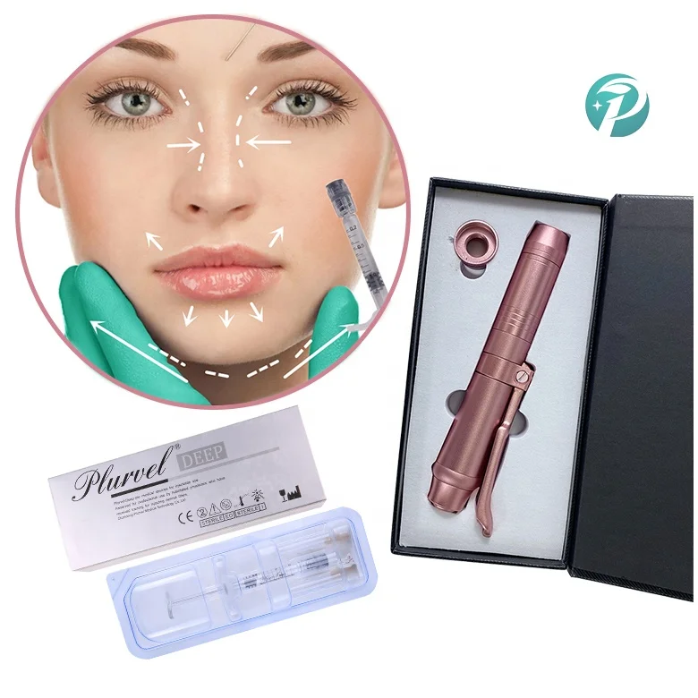 Plurvel hihest pressure digital hyaluronic pen for lip face dermal filler hyaluronic acid gel anti aging injection