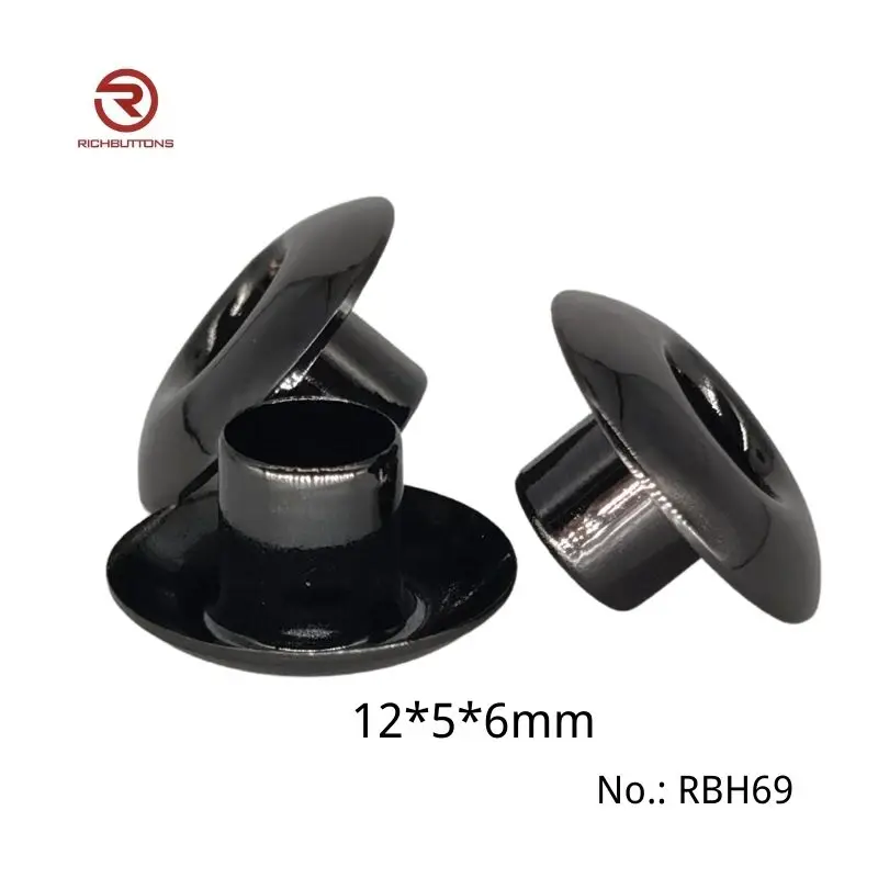 Factory Sale Custom-Made Top Quality Engraved Logo Copper Brass Grommet Metal Shoe Eyelet