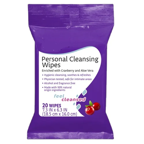 OEM Portable Body Cleaning Wet Wipes with Witch Hazel Extract