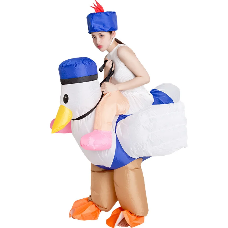 Cute chicken Inflatable  costume for adults Halloween Christmas Carnival Inflatable Costume