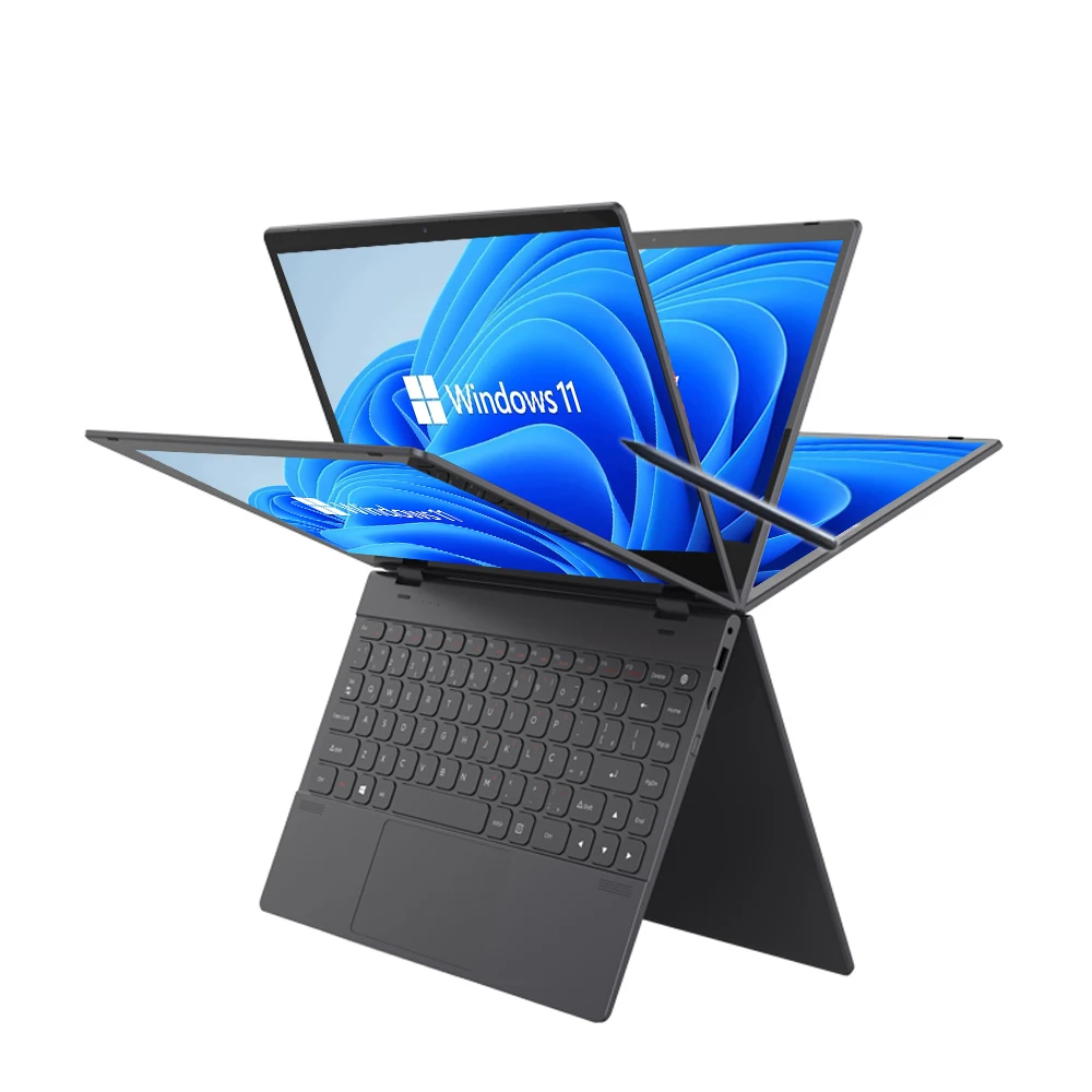 Новое поступление OEM ноутбук 14 дюймов Йога 360 градусов Поворот i7 1165G7 512 ГБ школьный игровой стиль ноутбук сенсорный экран