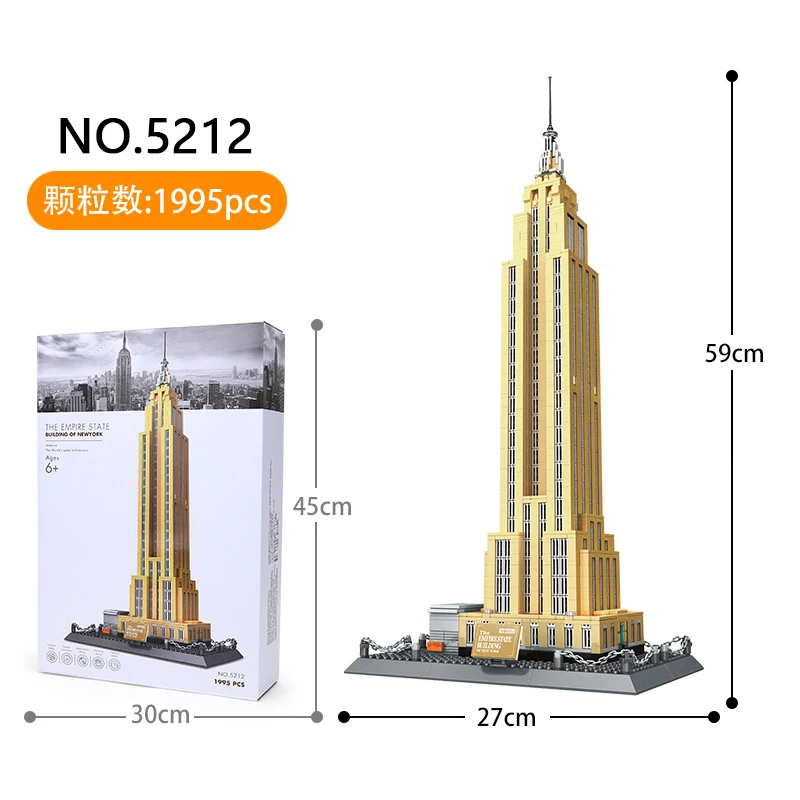 5216 Elizabeth Tower London England The Big Ben Building Attractions Plastic Assemble Building Block Set Kids Unisex Toy Gift