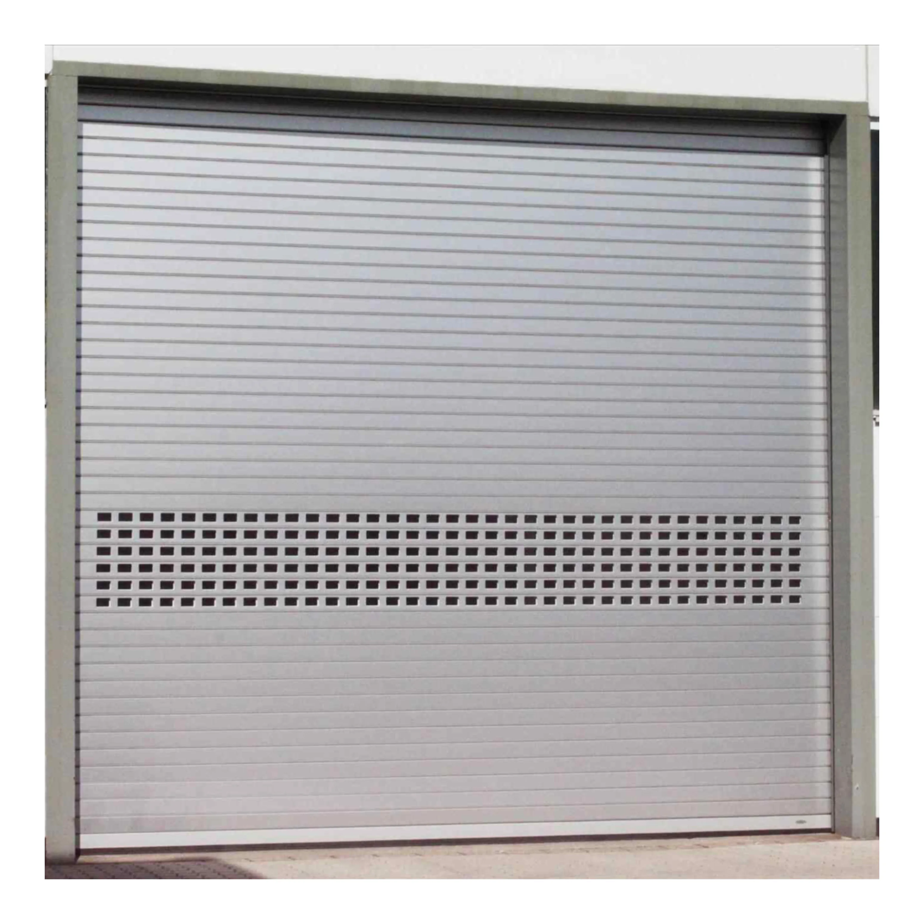 PU foam filled aluminum rolling shutter security doors series