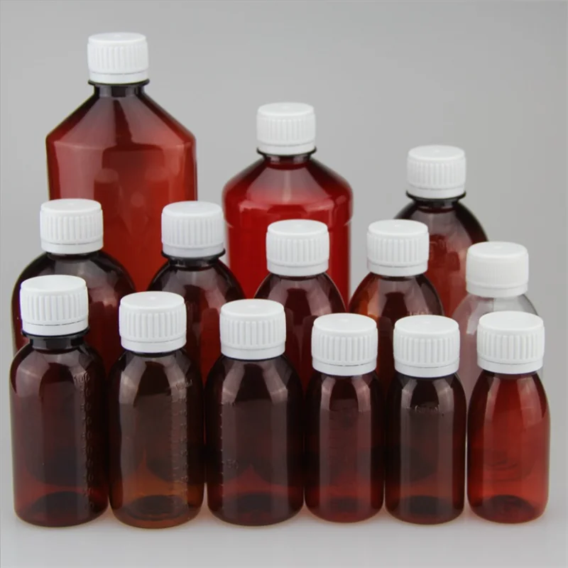 Maysure Pet Drug-grade Simple Syrup Bottle With Tamper Proof Bottle Caps For Syrup Liquid Medicine