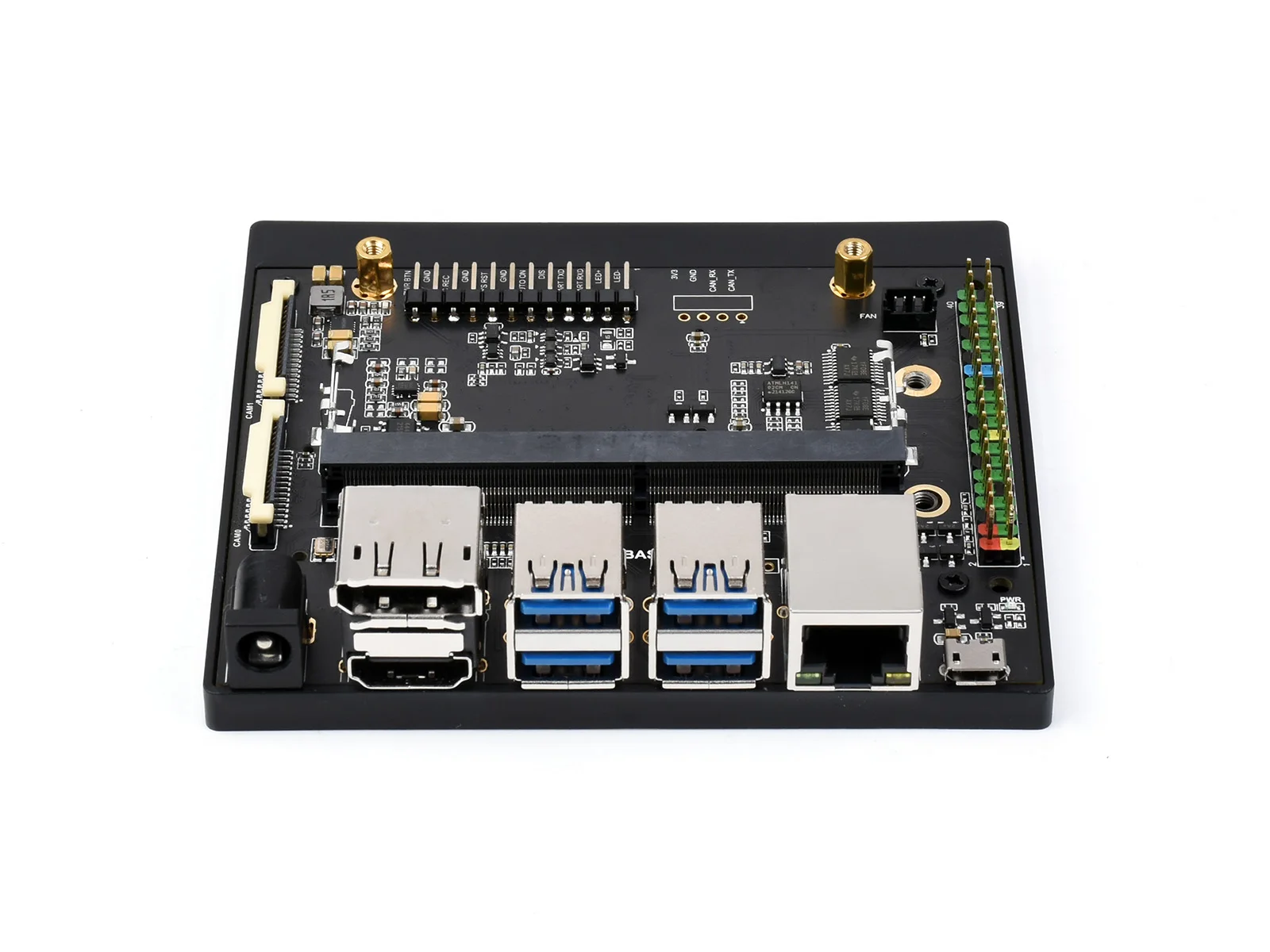 Альтернатива макетной плате Jetson Ксавье NX AI комплект для разработки 8/16 ГБ с SSD 128 адаптером питания и вентилятором