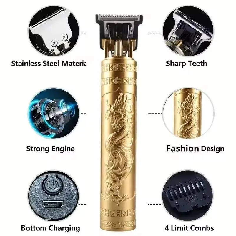 Electric Razor For Men Hair Cutting Machineclippers Rechargeable Beard Shaver Professional Electric Hair Trimmer For Men Barber
