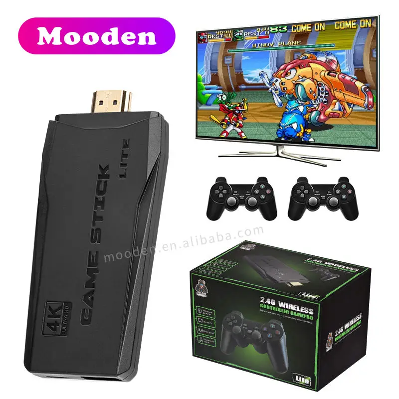Мини-приставка J Hot M8, 10000 3D игр, 32/64 ГБ, HD Ретро видео игровые консоли, консоли для игр NES/GBA