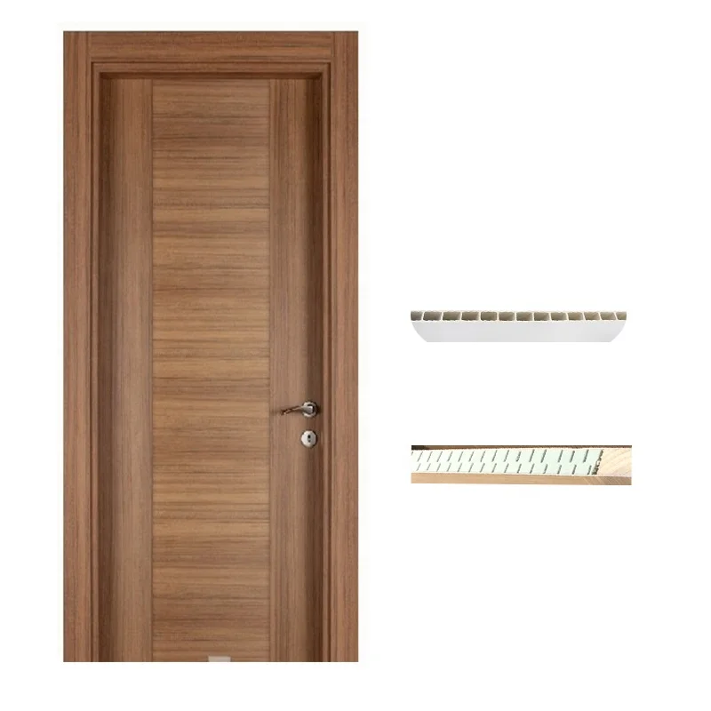 Jiuyixing Saudi Arabia Waterproof WPC Plastic Interior Board PVC Film Doors Modern Style