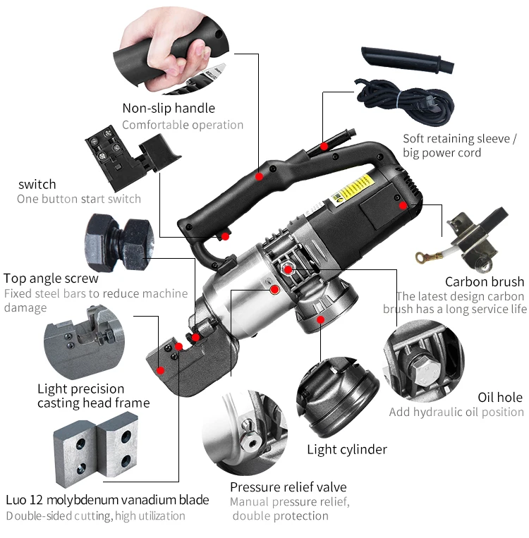 Новый продукт, гидравлическая машина для резки арматуры, стальной резак