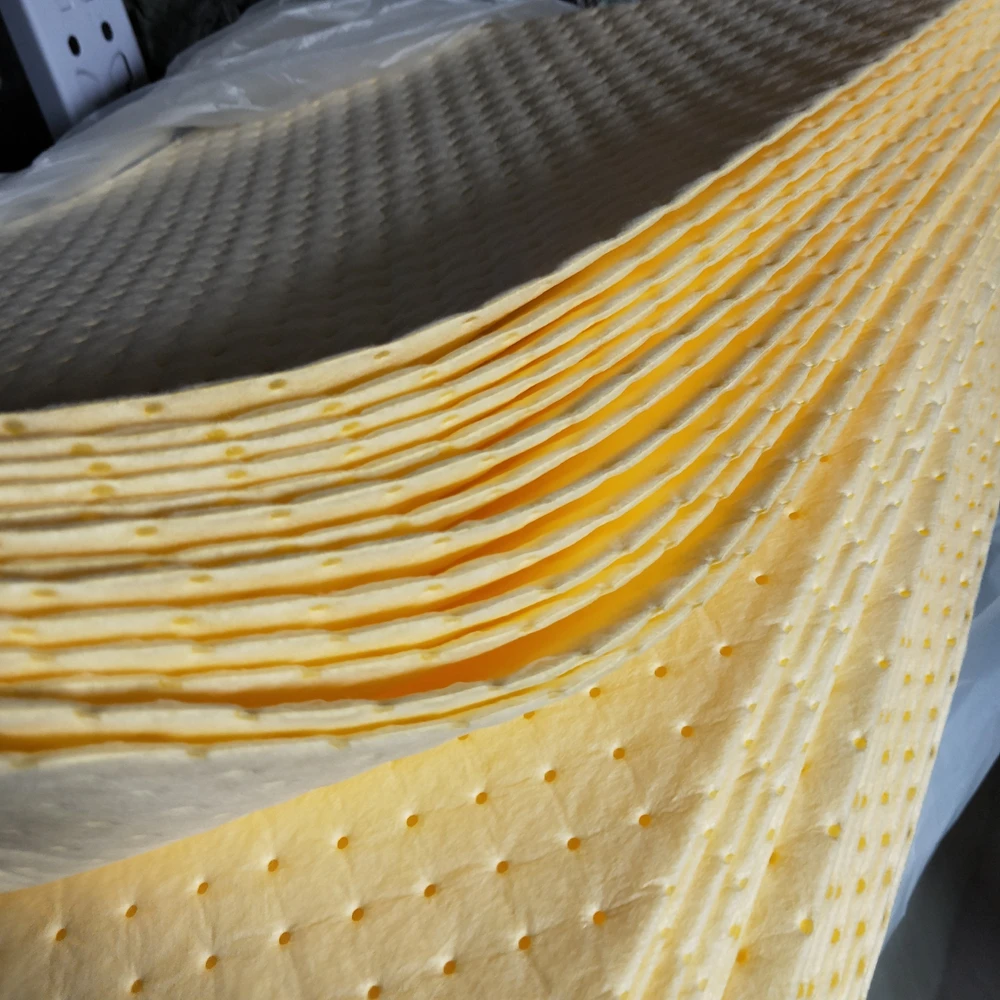 Professional Manufacturer Manual Oil Absorber Biodegradable Chemical Adsorption Pad
