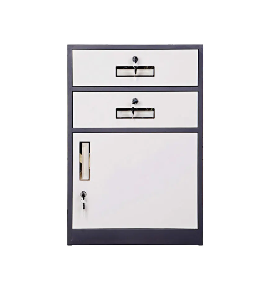 
2 drawers colorful portable convenient high chrome rolls cabinet under desk 2 locks&keys office home school 