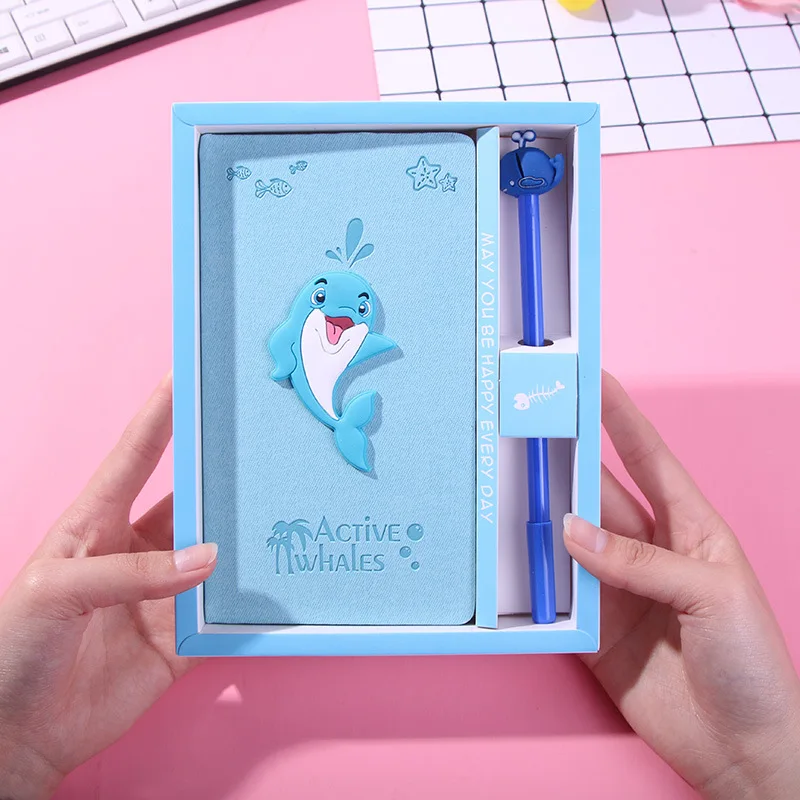 Journal A5 Notebook With Pen Stationary Set Gift Box Promotional Gratitude School Stickers Planner Wholesale Customized