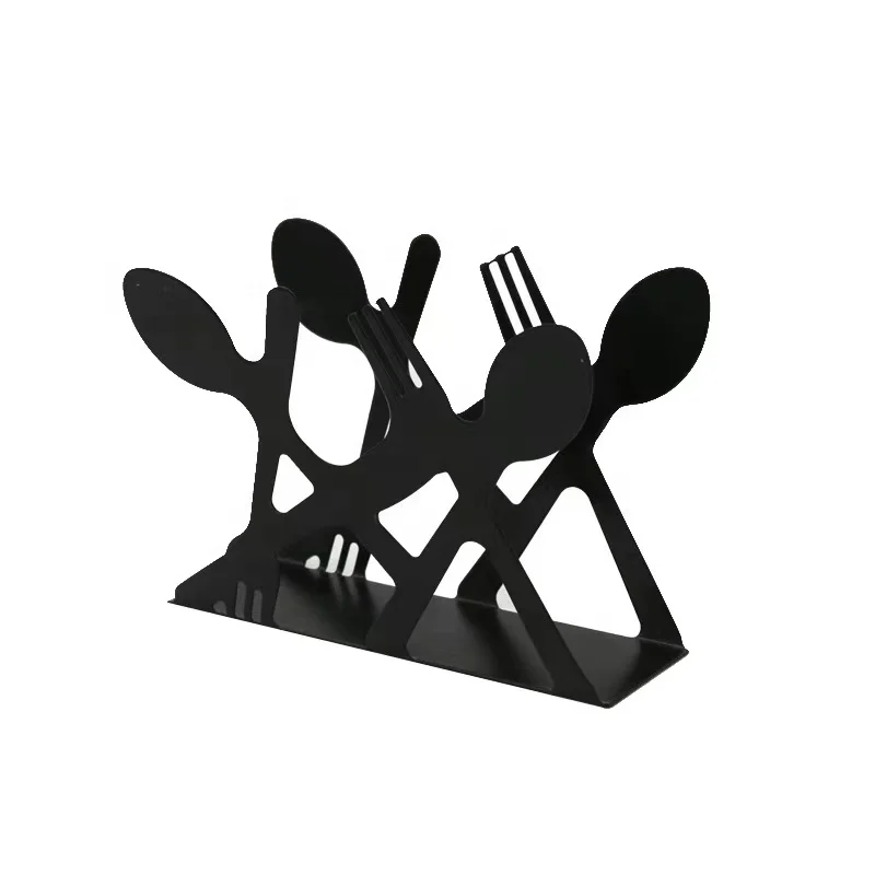 Отдельные металлические держатели для салфеток, органайзер для бумаги, прочная Подставка-диспенсер для салфеток для кухни или ресторана