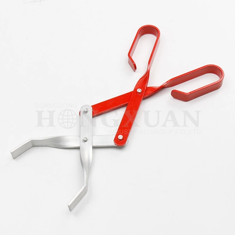 Charcoal Tong Aluminum Scissor Clips  Grill Tongs for Camping Lightweight Sturdy Barbecue Tongs Durable Never Rust