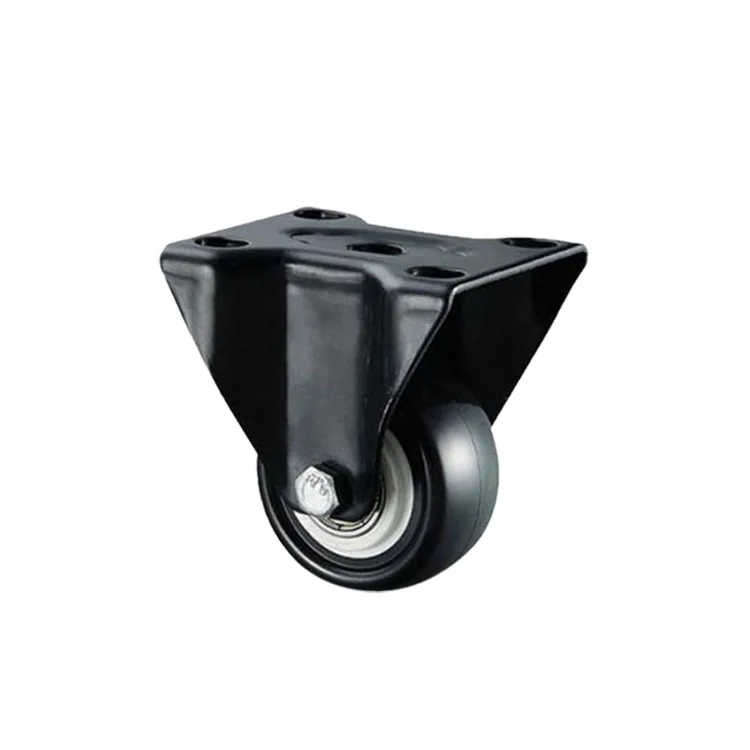 SK6-D5073P-WW Heavy Duty Cabinet Caster Wheel Steel No-Noise Casters with PA Wheels and Swivel Plate Hardware Product