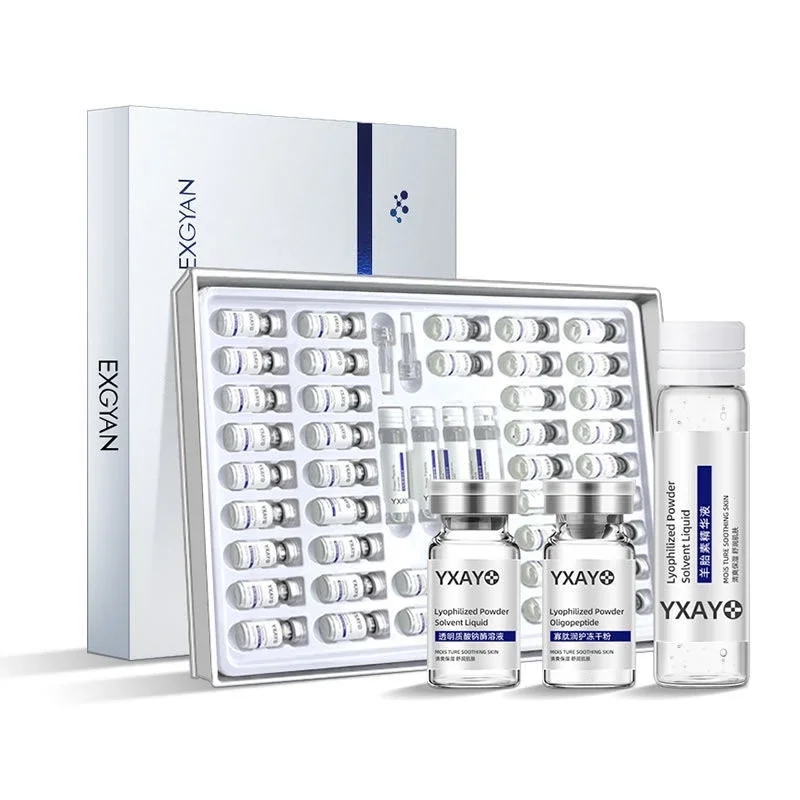 44 шт плаценты из овечьей шерсти Oligopeptide лиофилизированный порошок/набор для ухода за лицом ремонта против старения кожи увлажняющий крем лица Уход кожей ампульная Сера угревой сыпи