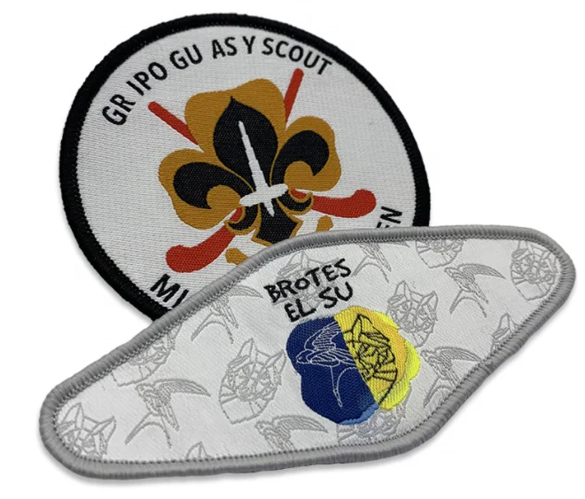 Factory Custom Logo Clothing Shoes Label Fashion Embroidery Patch Sustainable High Quality Woven Patch Label