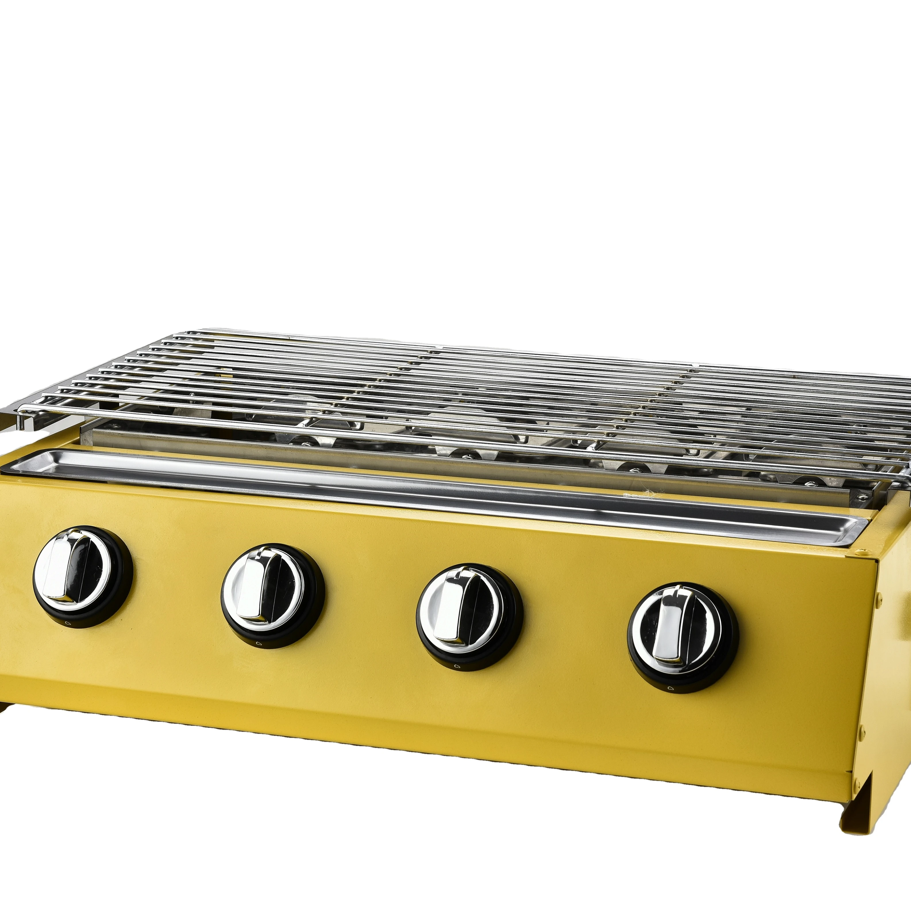Commercial hot sale power save table top gas grill  BBQ Oven 4 burner and 6 burner head BBQ grill