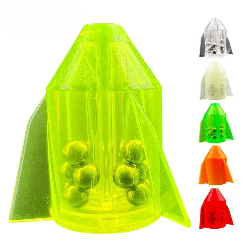 Outdoor Fishing Bite Alarm Fishing Bite Alert Bell Floats Various Colorful Glass Lure Rattles Fishing Tackle Accessories Bell