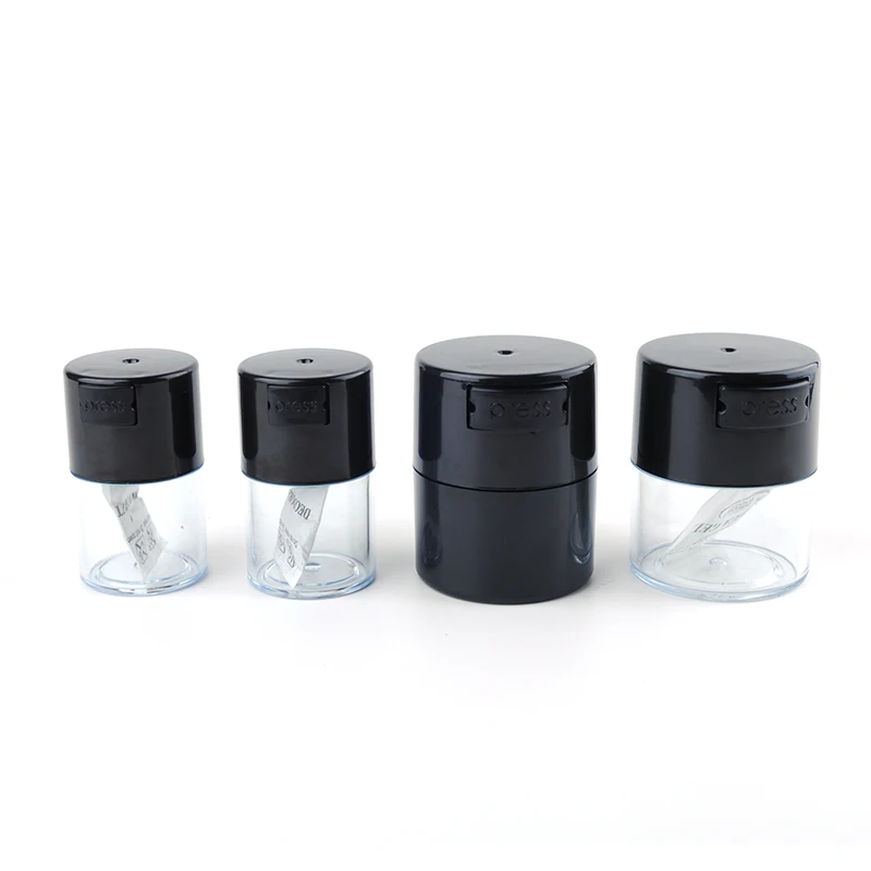 Custom Smell Proof Airtight ABS Plastic Herb Tobacco Storage Container Moisture Jar