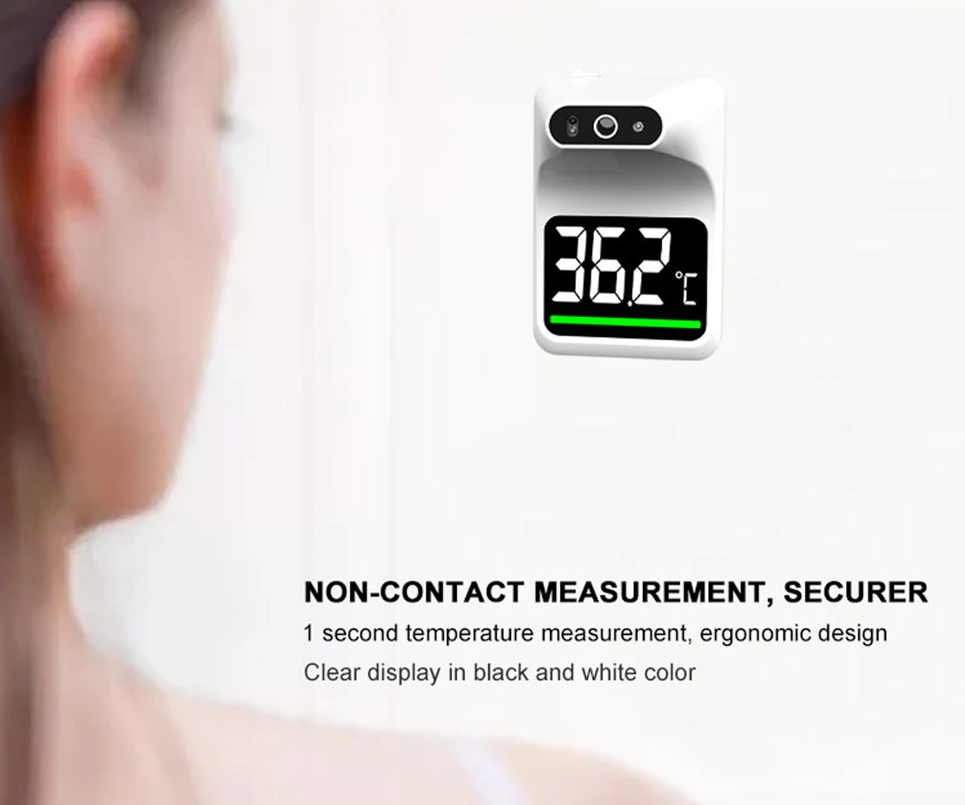wholesale/factory Direct Sales UFR118 wall mounted Thermometers With Alarm System /