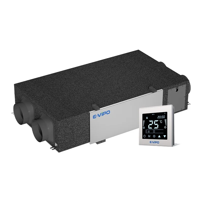 Fresh Air Pm2.5 Purification Villa ERV HRV MVHR Mechanical Heat Recovery Ventilation System