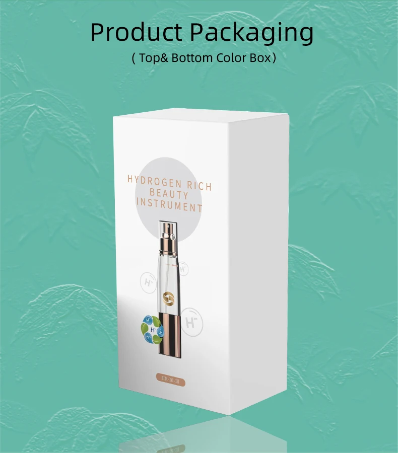 Newest Fashion Skin Care Mini Design Hot Sale Rechargeable Low Price  Press Style Hydrogen Water Vaporizer