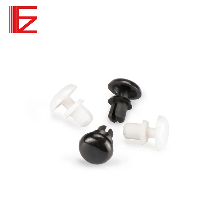 Wholesale plastic nylon rivet white color nylon snap rivet R2040 plastic push rivets