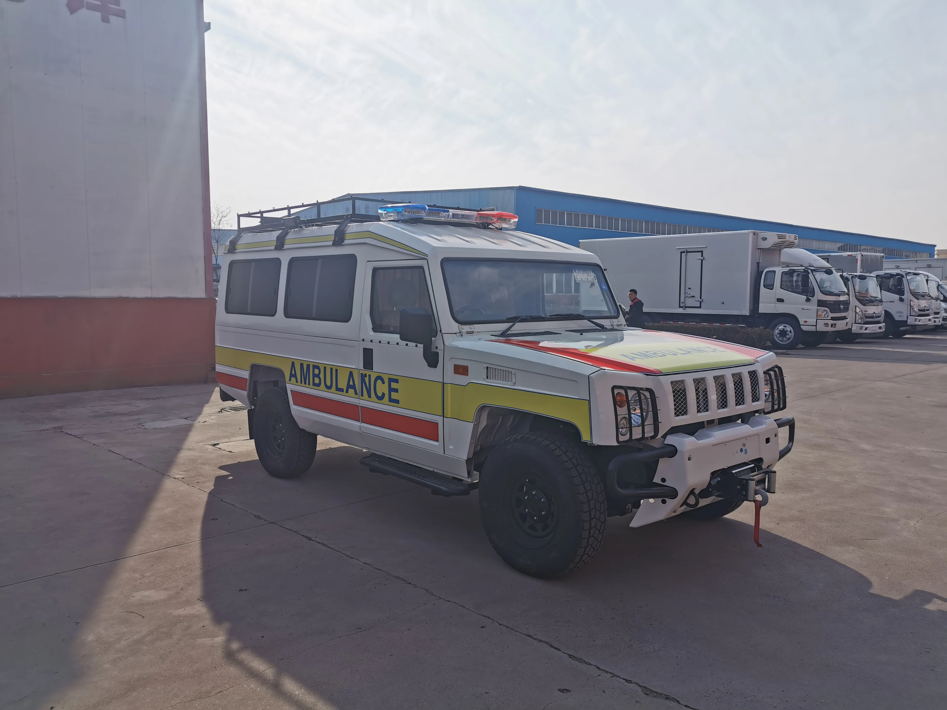 BEIQI 4WD 4*4 OFF ROAD Diesel Medical Ambulance