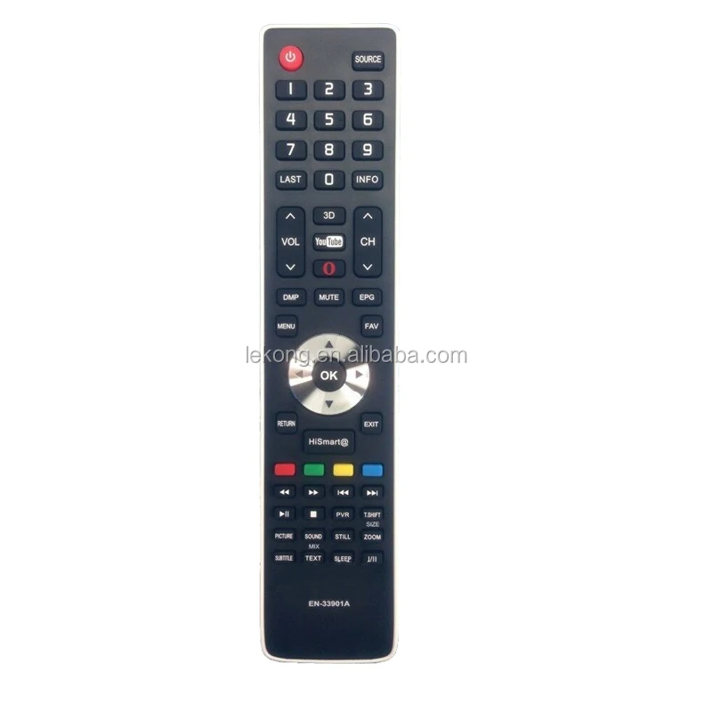 Замена EN-33901A EN33901A ТВ пульт дистанционного управления для HISENSE ТВ HL55XT710PZLN3D HL65K560PZLN3DHL65K560PZLN3D с YouTube 3D кнопка