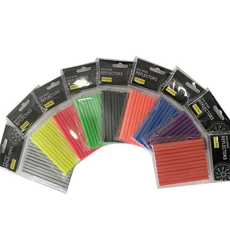Wholesale Reflective Accessories for Bike Reflector Bike Wheel Spoke Reflective Bike Wheel Cover Spokes Bicycle Reflector