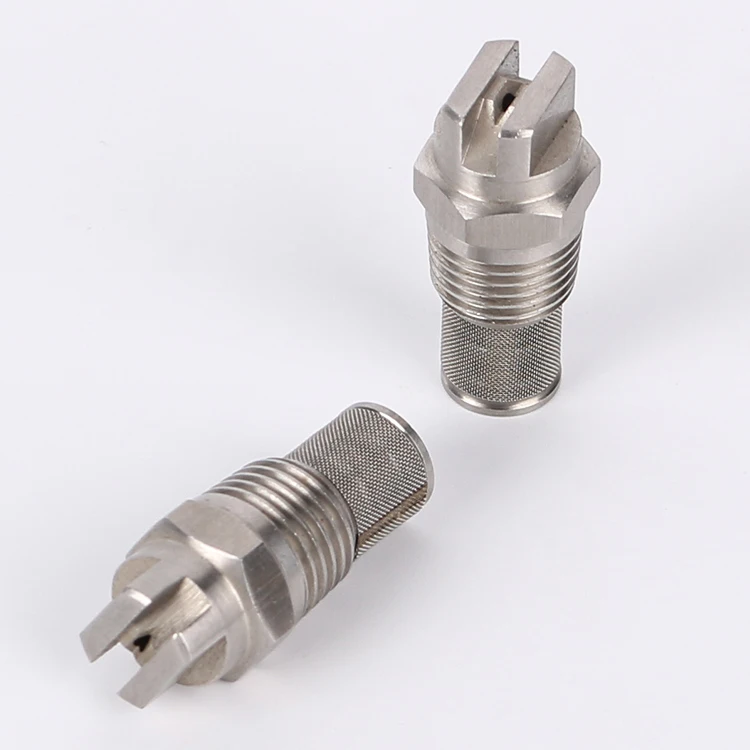 BYCO 1/4 4.8l/h 2bar Stainless steel Small water pipe unijet flat spray nozzle for Solar panel cleaning