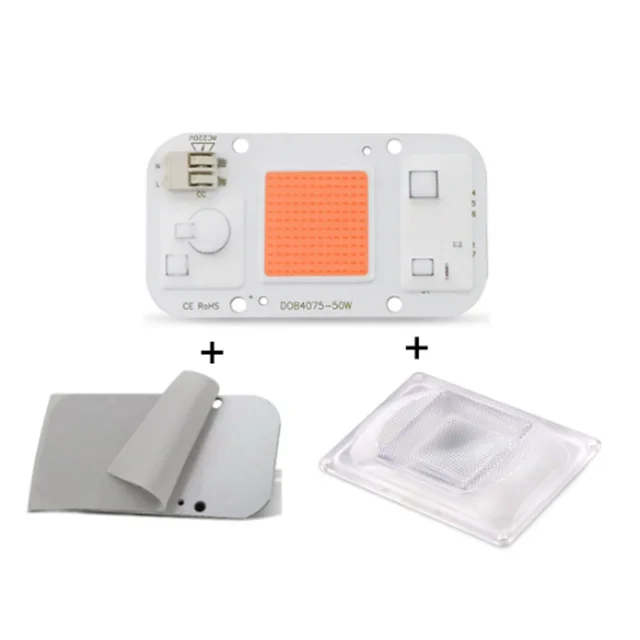 Alternative Driver ac110v 220v 20w 30w 50w 100w Full Spectrum High Power LED Chip Board COB LED for LED Downlight Grow Lamp