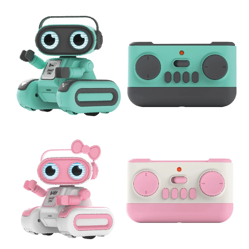 Simulation remote control recording reading electric toys mini rc robot