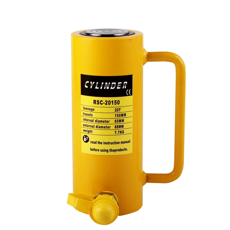 Single acting Aluminum Hydraulic Cylinders jack 100 ton air hydraulic jack FCY-100150