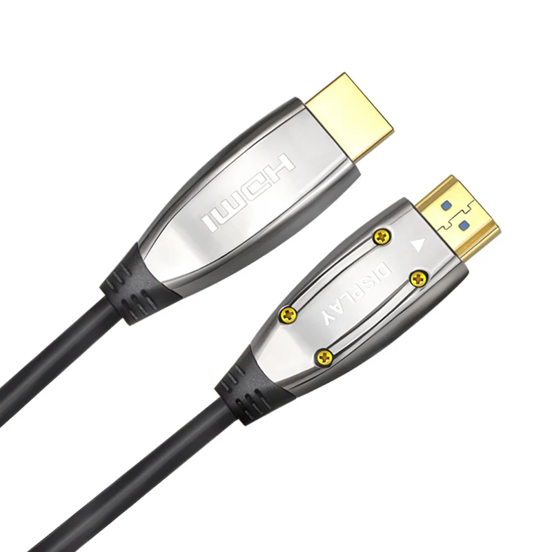 High Speed 4K 6.6Ft 10Ft 12Ft 15Ft 20Ft 25Ft 50Ft Feet 60Hz Panel Adapter Thin Male AOC Hdmi Cable