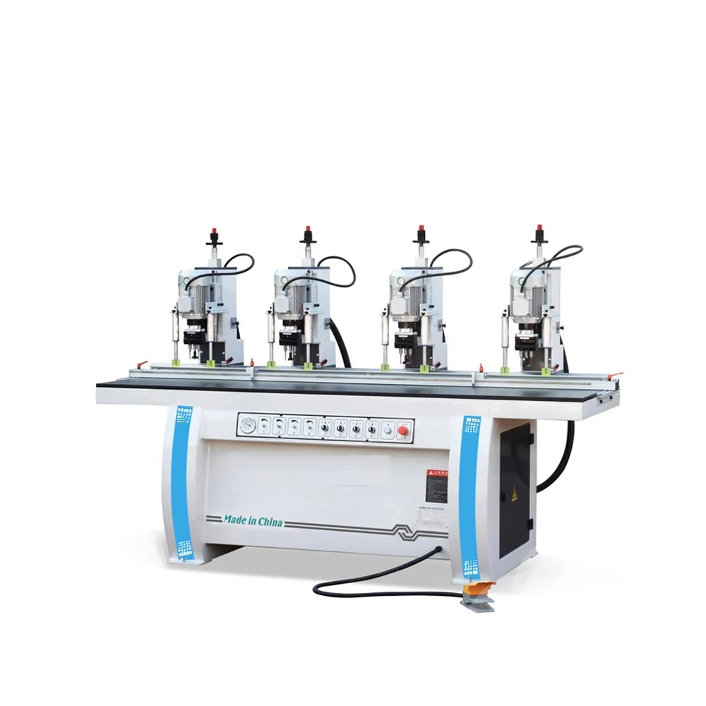 woodworking four rows wood drilling machine boring machine  for door kitchen cabinets