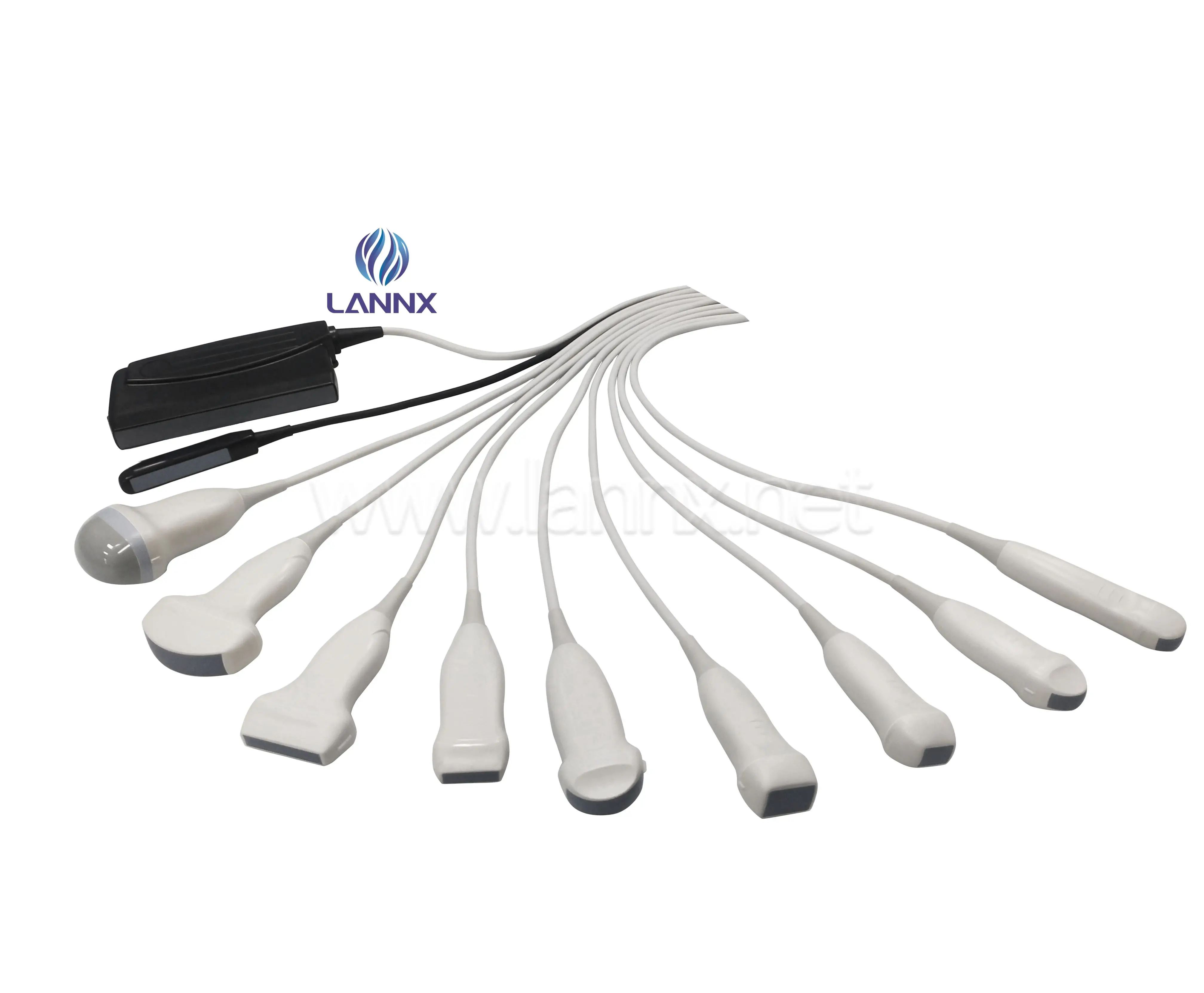 LANNX VDult F6 Professional Color Vet Ultrasound Machine Echographe With Trolley Pet Animal Double Screen Multi-Functional