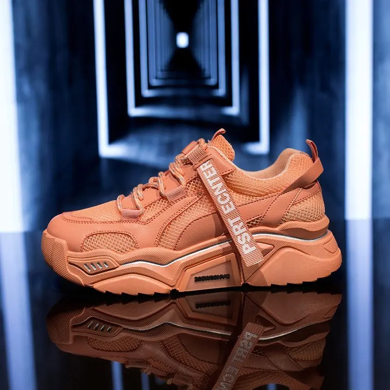 Женские кроссовки с сетчатым верхом, дышащие, Повседневная модная обувь для женщин