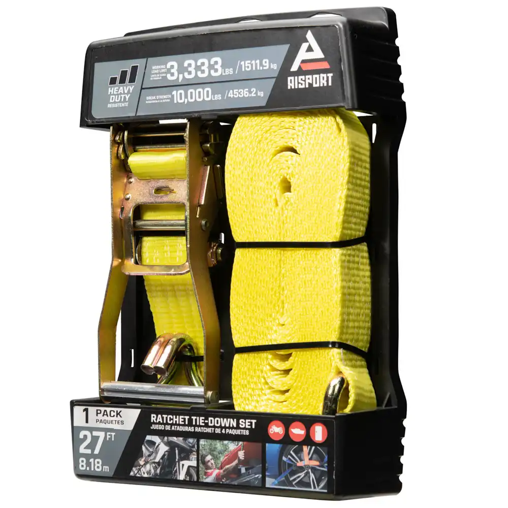 2'x10000lbs Heavy Duty  Strap Lashing Load Straps With J Hook for Cargo Control Ratchet tie down